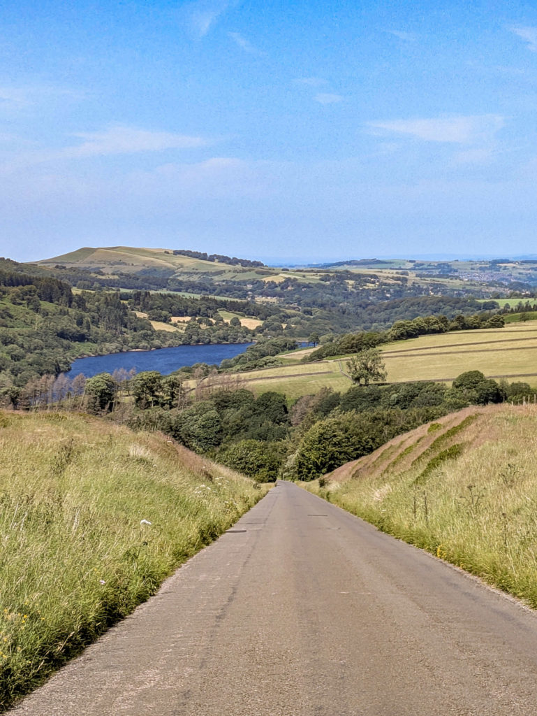 Goyt's Lane leading down to Goyt Valley