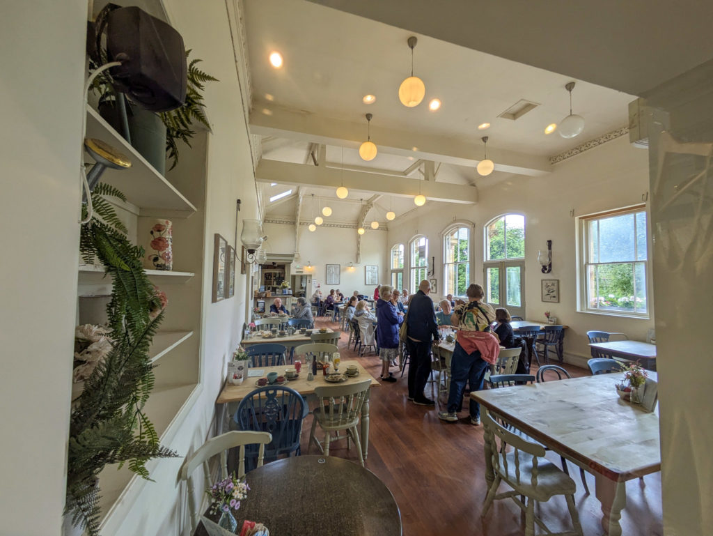 Hassop Station Cafe Indoor Seating