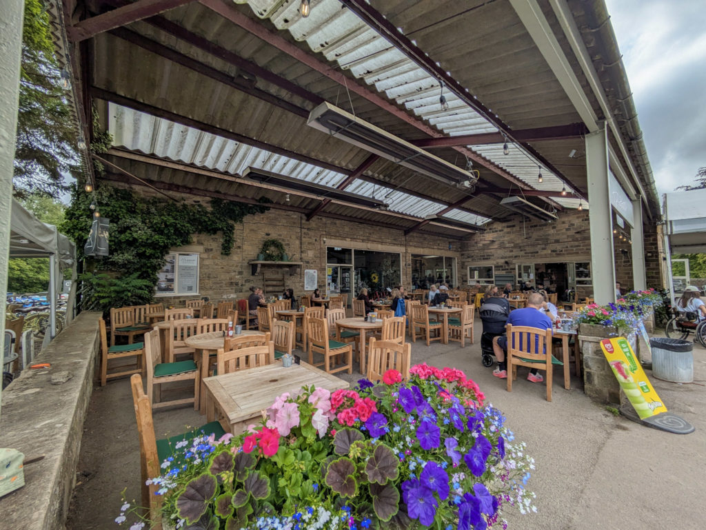 Hassop Station Cafe Outdoor Seating