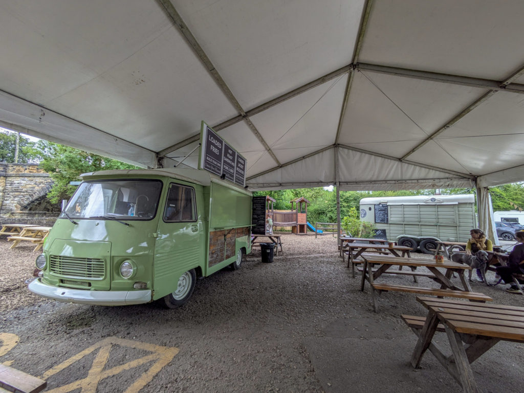 Hassop Station Pizza Van
