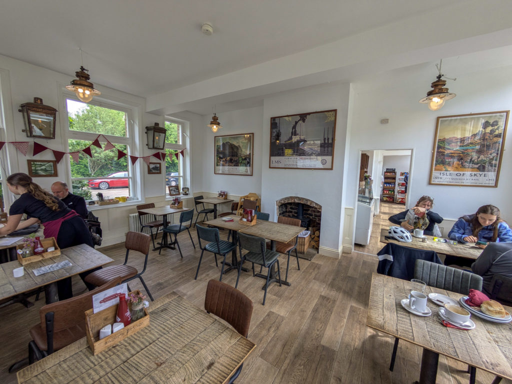 Indoor seating at The Refreshment Room