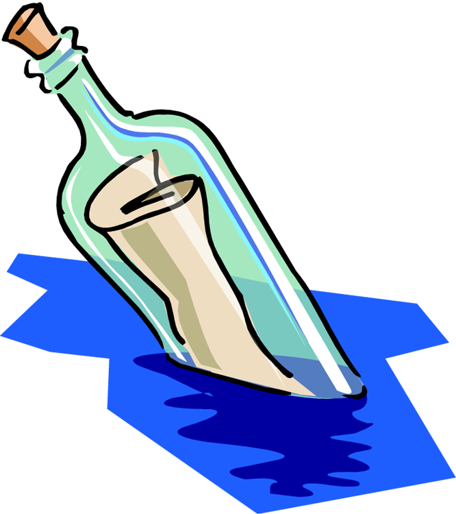 a message in a bottle